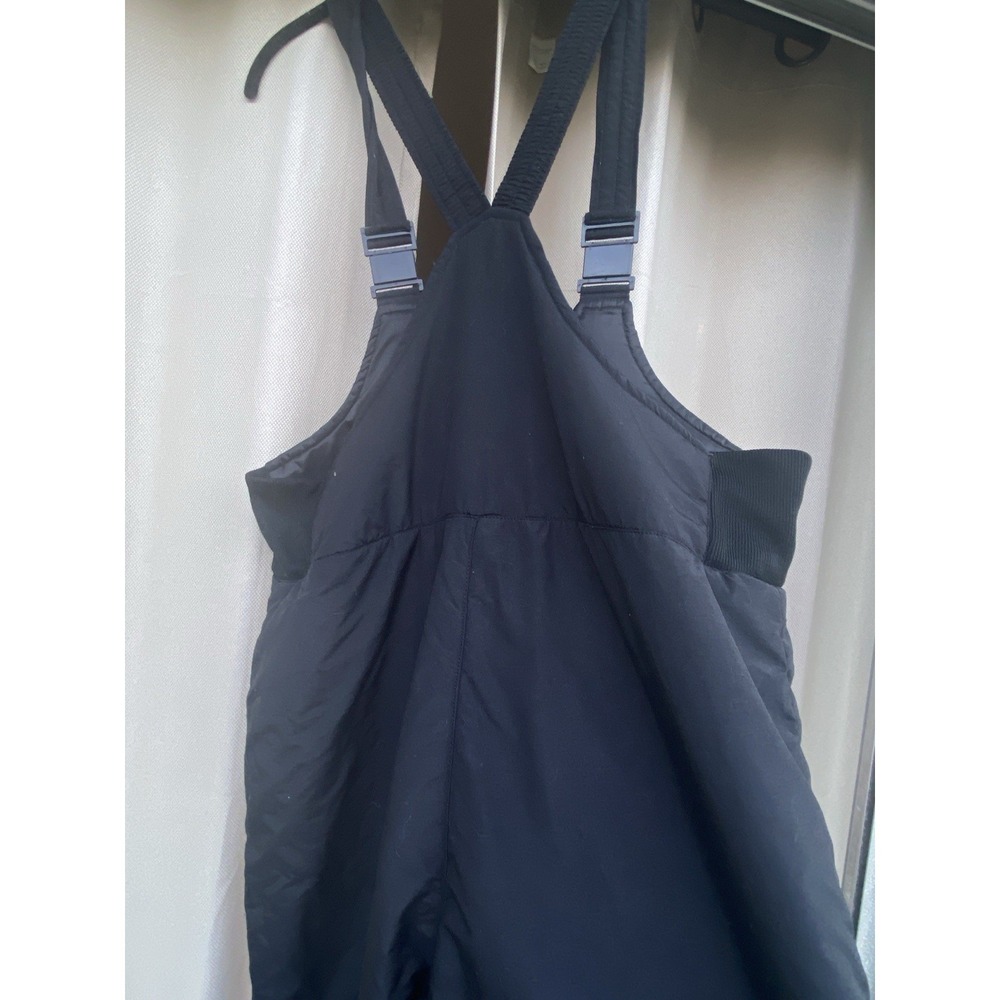 Men's Vintage Sportina Insulated Snow‎ Ski Bib Overalls Black Size Large